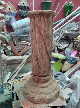Columnas/Macetones Imitación Piedra