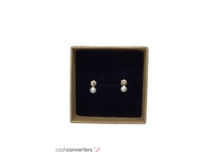 pendientes oro 18k con piedra