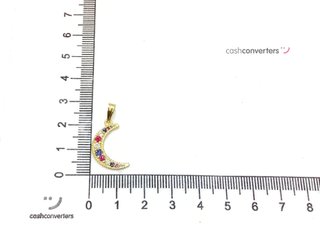 colgante oro 18k con piedra