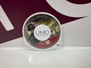 Videojuego PSP medal of honor heroes
