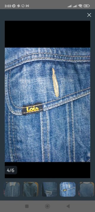 Chaqueta Vintage vaquera Lois azul
