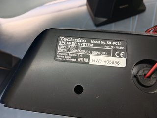 3 Altavoces TECHNICS SB-PC12 centrales, buen estado