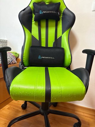 Silla Gaming Newskill Negra y Verde