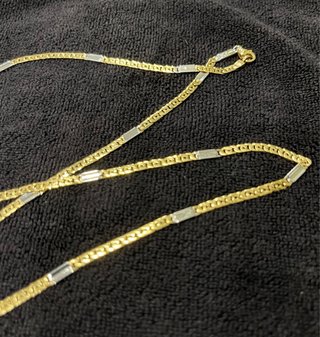 Cadena Oro Italiano 18k Bicolor Marzi
