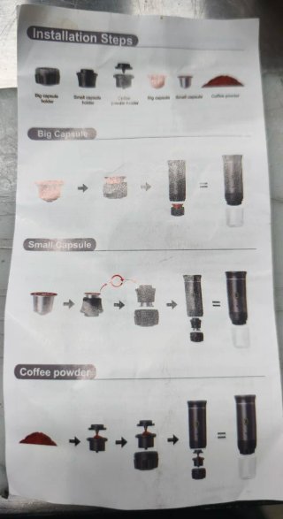 Cafetera Espresso Portátil 3 en 1