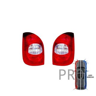 Piloto Trasero Sin Portalámparas Blanco Rojo - Derecho - Citroën CITROEN XSARA PICASSO (2004 en adelante)