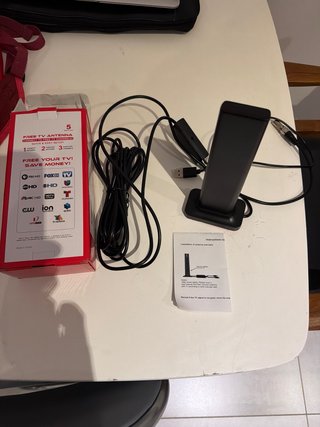 Antena TV HD 5 Metros Cable