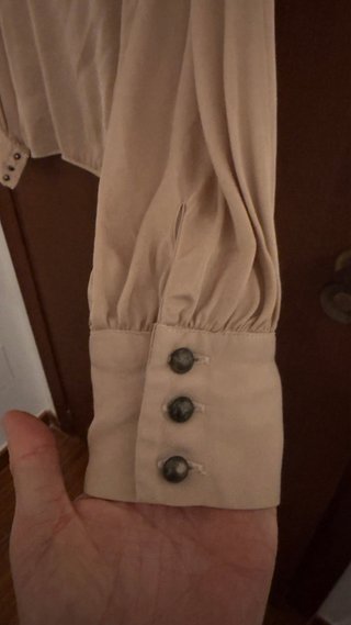 Blusa Uterqüe Beige