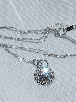 Collar y Colgante Diamante Lab Oro 14k