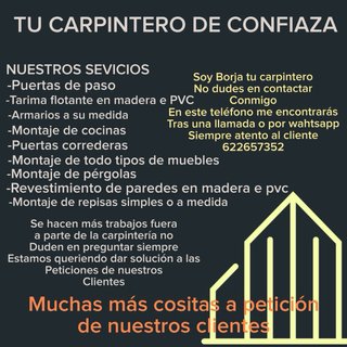 Carpintería Borja: Puertas, Armarios, Muebles,mas