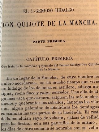 El Quijote de Argamasilla. 1863