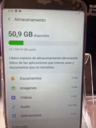 Samsung Galaxy S9+ con pantalla nueva y accesorios