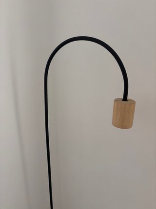 Lámpara de pie Sklum metal y madera