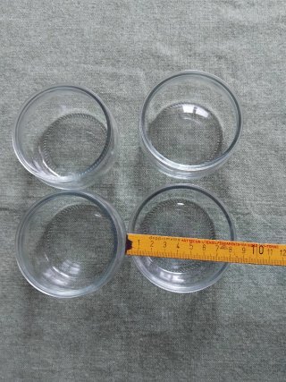 4 Ciotoline Vetro Dessert