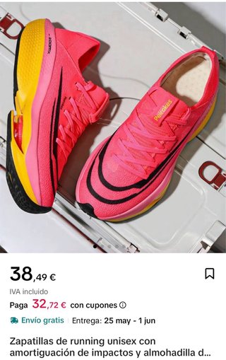 Zapatillas Running Blancas y Grises