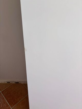 Porta in legno ciliegio bianca