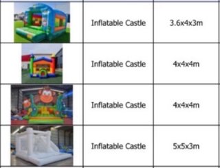 Castillos Hinchables para Fiestas Infantiles