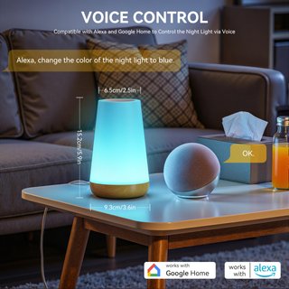 Lámpara LED Auxmir WiFi RGB Mesita