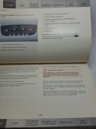 Libretto uso e manutenzione per Mercedes classe C