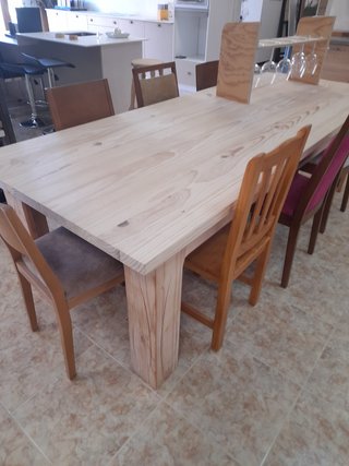 Mesa de madera maciza 280cm