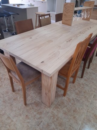 Mesa de madera maciza 280cm