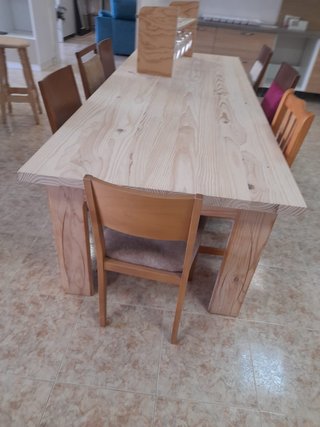 Mesa de madera maciza 280cm
