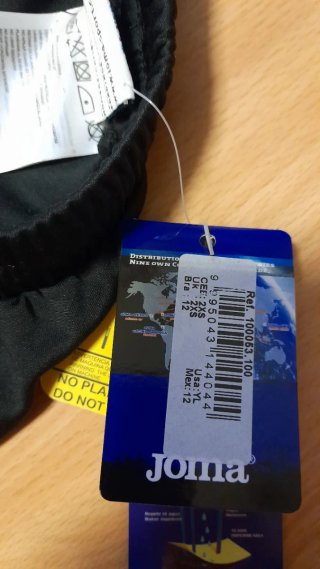 Pantaloncini sportivi Joma neri nuovi