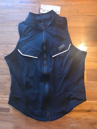 Chaleco deportivo Firmabs negro cremallera