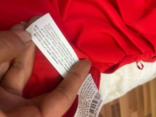 Vestido Zara Drapeado Rojo Talla S
