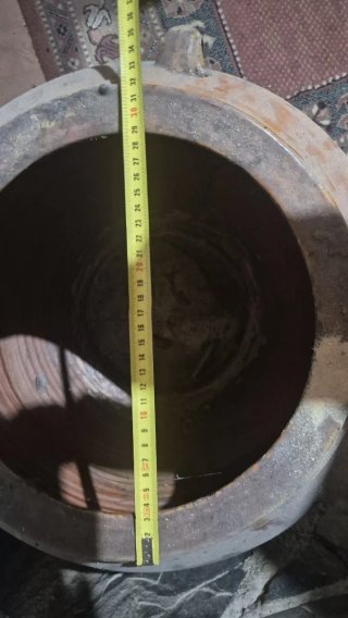 Tinaja de barro antigua grande