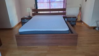 Estructura cama IKEA 150x200 + 2 mesillas