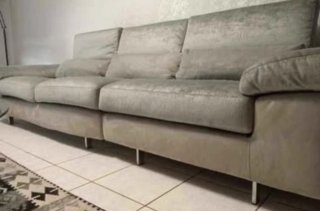 Divano 3/4 posti Poltronesofà grigio