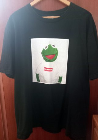 Camiseta Supreme Kermit The Frog Negra