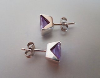 PENDIENTES PLATA Y CRISTAL DE SWAROSKY - NUEVOS