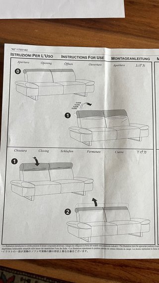 Sofá Natuzzi Borghese 3 plazas tela gris