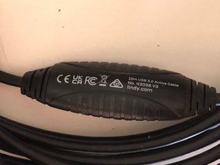 Cable USB 3.0 Lindy 10m Activo