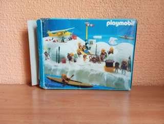 594 Playmobil trineo husky y canoa esquimales 3466
