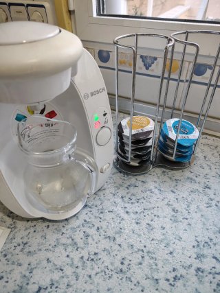 Cafetera Tassimo Bosch Blanca