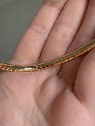 Bracciale Serpente Argento 925 placcato oro 18K