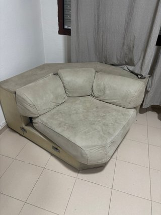 Sillón modular beige