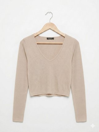 Camiseta Stradivarius manga larga talla M