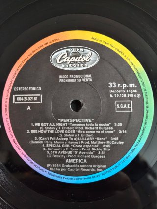Disco LP America Perspective