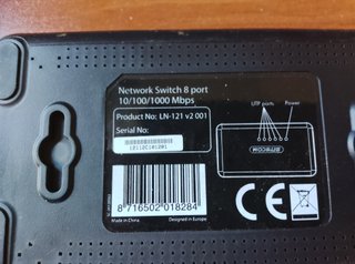 Switch Sitecom 8 Puertos Gigabit