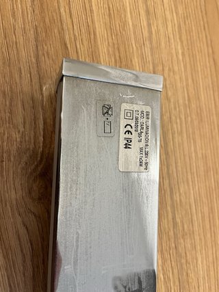 Aplique LED Baño Acero IP44