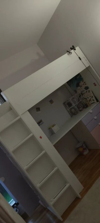 Cama litera SMÅSTAD Ikea blanca
