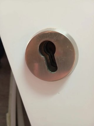 Puerta blindada blanca 2,03 x 0,82