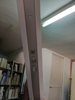 Puerta blindada blanca 2,03 x 0,82