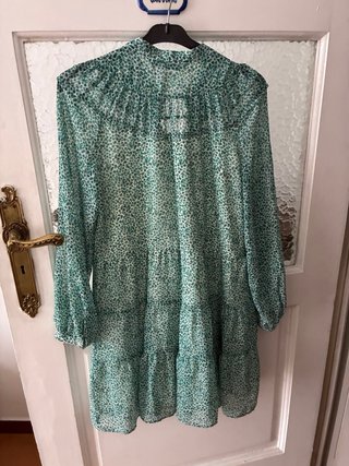 Vestito Zara con stampa floreale verde Taglia XS