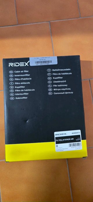Filtro Habitáculo Coche DEX