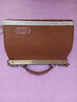 Bolso Maletín Doctor Dustin Vintage Piel Marrón